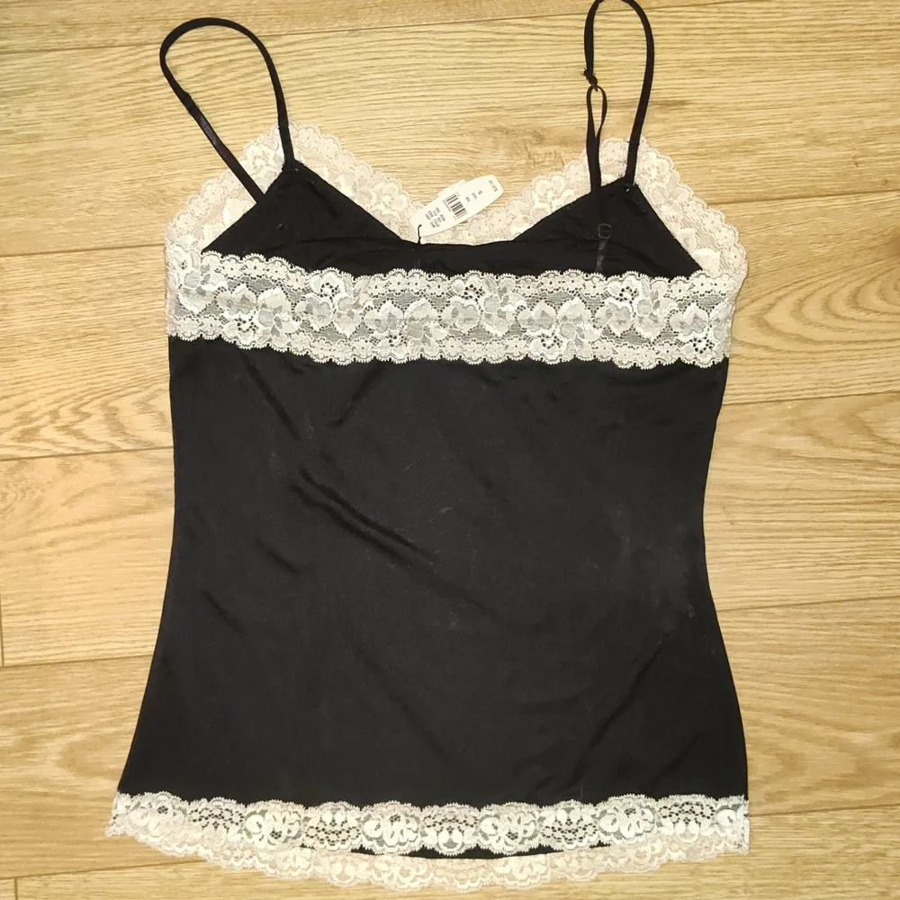Y2K Victoria's Secret NWT Lace Trim Cami Tank, sz. S - Picture 6 of 12